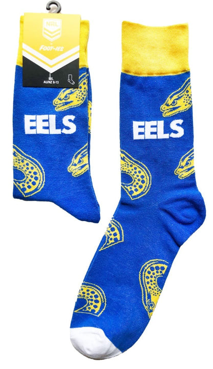 Parramatta Eels NRL Footies Large Logo Socks