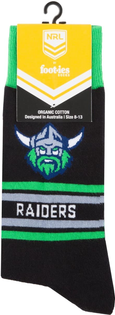 Canberra Raiders NRL Stripe Organic Cotton Socks