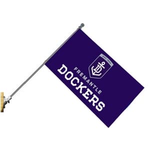 Fremantle Dockers AFL Team Giant Pole Flag 1800mm by 900mm