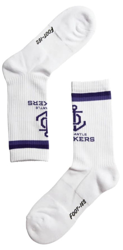 Fremantle Dockers AFL Adults Sports Crew 2 Pack Socks