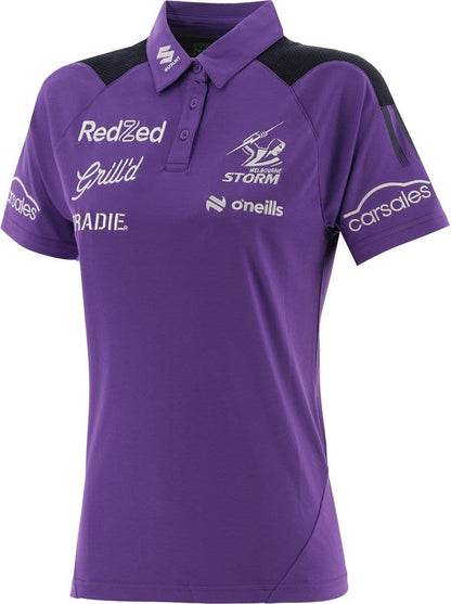 Melbourne Storm 2024 NRL Ladies Media Polo Shirt