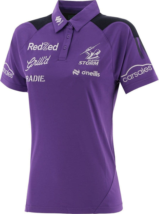 Melbourne Storm 2024 NRL Ladies Media Polo Shirt
