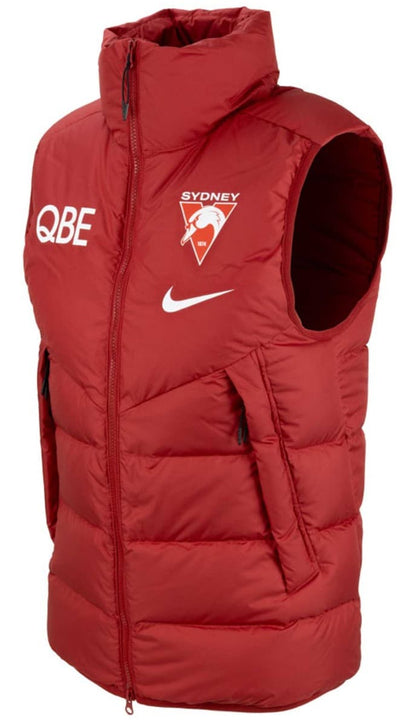 Sydney Swans 2025 AFL Mens Sideline Fill Vest