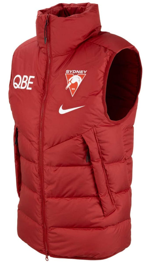 Sydney Swans 2025 AFL Mens Sideline Fill Vest
