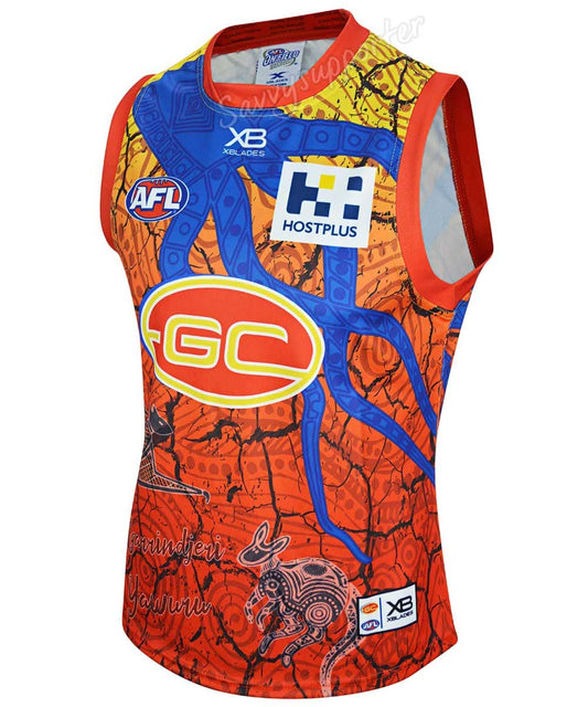 Gold Coast Suns AFL Mens Indigenous Guernsey