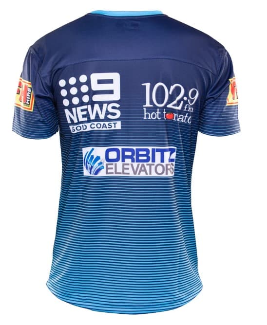 Gold Coast Titans 2020 NRL Mens Navy Training Shirt