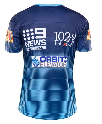 Gold Coast Titans 2020 NRL Mens Navy Training Shirt