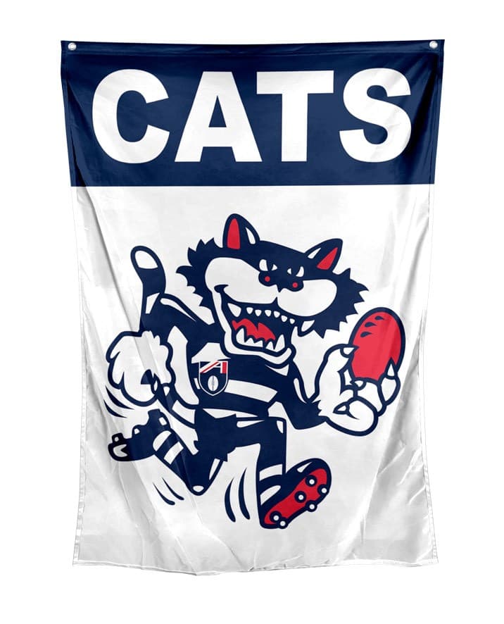 Geelong Cats AFL Retro Wall Flag 100cm x 70cm