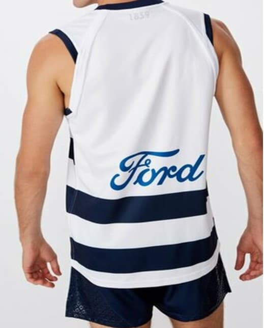 Geelong Cats Mens AFL Home Guernsey