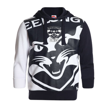 Geelong Cats AFL Mens Pullover Hood Hoody