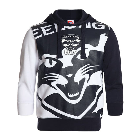 Geelong Cats AFL Mens Pullover Hood Hoody