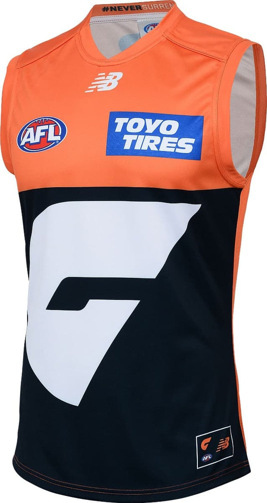 GWS Giants 2025 AFL Kids Home Guernsey