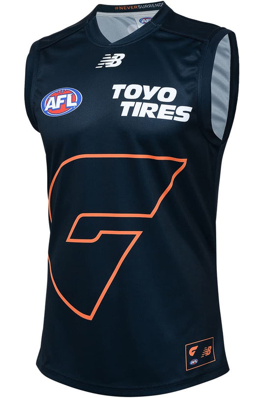 GWS Giants 2025 AFL Mens Away Never Surrender Guernsey