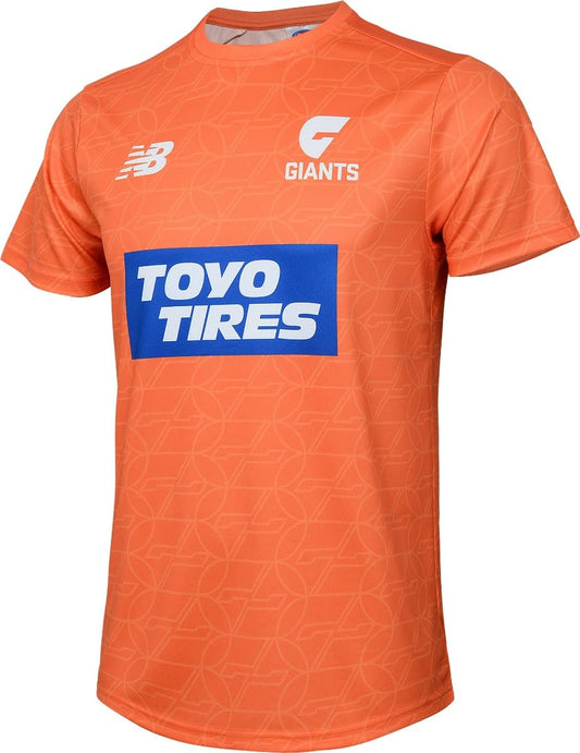 GWS Giants 2025 AFL Mens Training Shirt