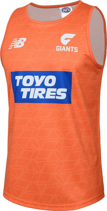 GWS Giants 2025 AFL Mens Training Singlet
