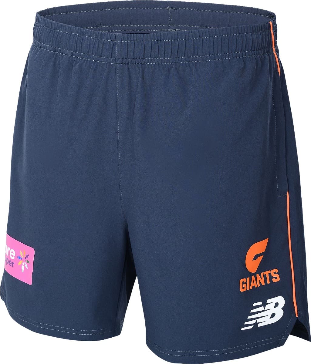 GWS Giants 2025 AFL Mens Travel Shorts