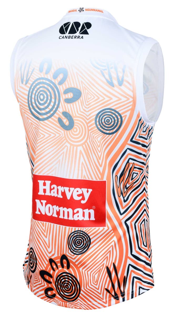 GWS Giants 2025 AFL Mens Indigenous Guernsey