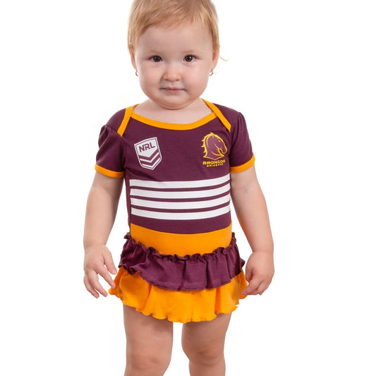 Brisbane Broncos NRL Girls Footysuit