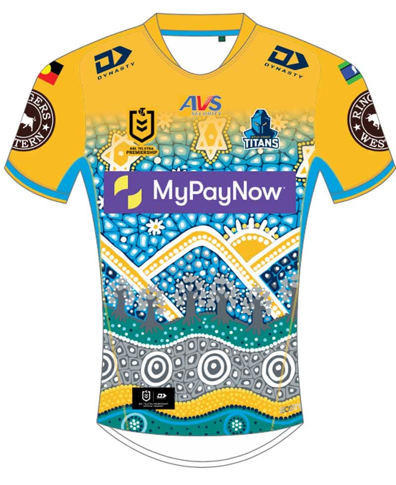 Gold Coast Titans 2023 NRL Ladies Indigenous Jersey
