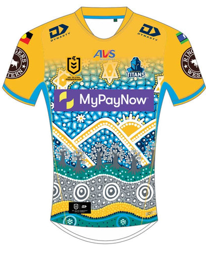 Gold Coast Titans NRL Ladies Indigenous Jersey