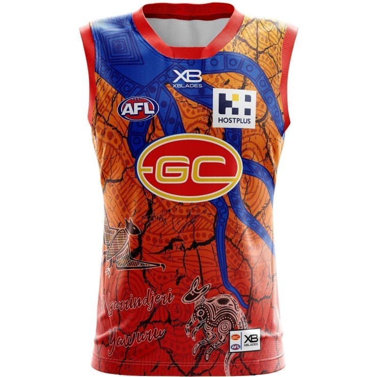 Gold Coast Suns AFL Mens Indigenous Guernsey