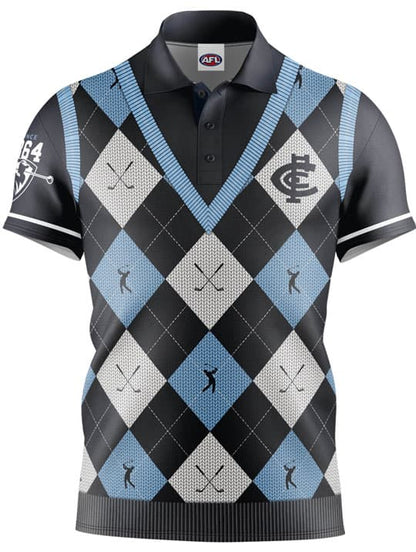 Carlton Blues AFL Fairway Golf Polo Shirt