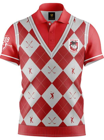 St George Dragons NRL Fairway Golf Polo Shirt