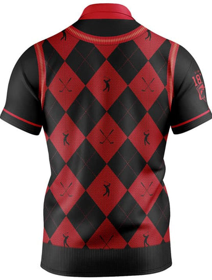 Essendon Bombers AFL Fairway Golf Polo Shirt