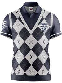 Geelong Cats AFL 'Fairway' Golf Polo Shirt