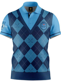 NSW Blues NRL State of Origin Fairway Golf Polo Shirt