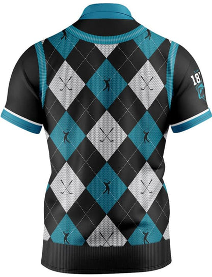 Port Adelaide Power AFL Fairway Golf Polo Shirt