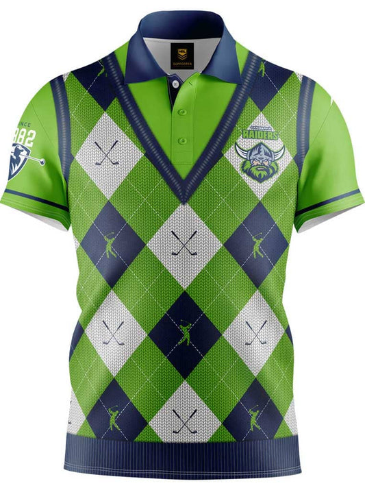 Canberra Raiders NRL Fairway Golf Polo Shirt