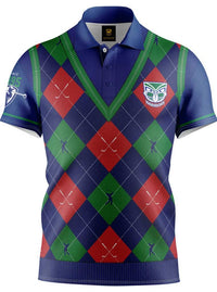 New Zealand Warriors NRL Fairway Golf Polo Shirt