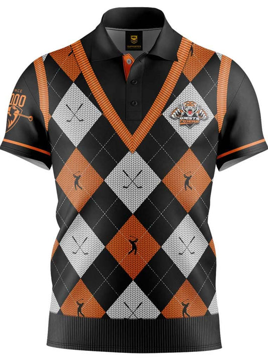 Wests Tigers NRL Fairway Golf Polo Shirt