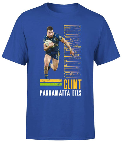 Parramatta Eels NRL Mens Clint Gutherson Player Tee