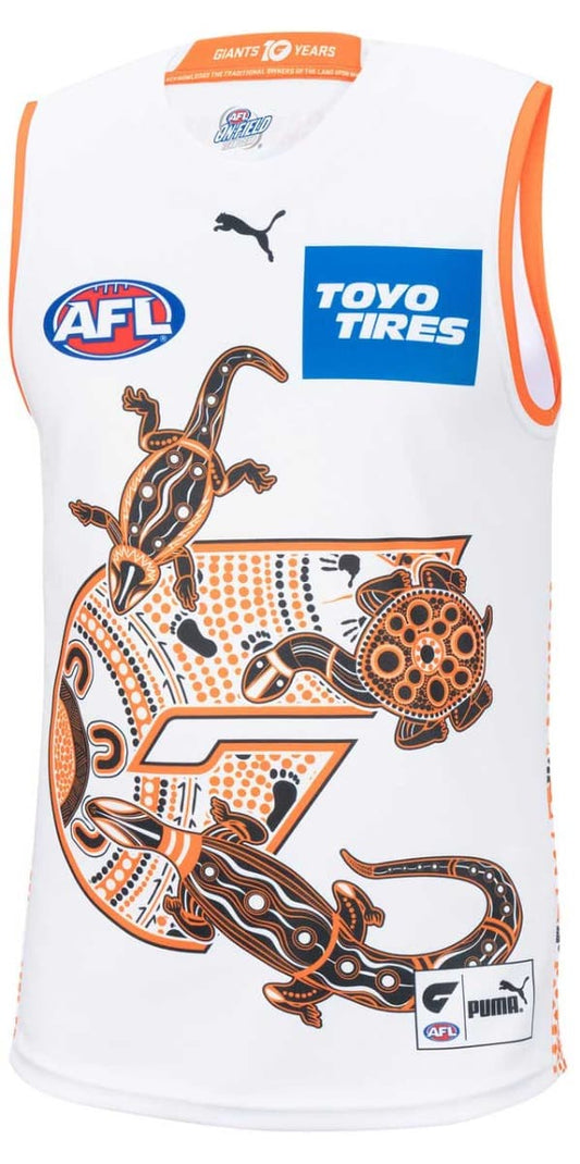GWS Giants AFL Mens Indigenous Guernsey