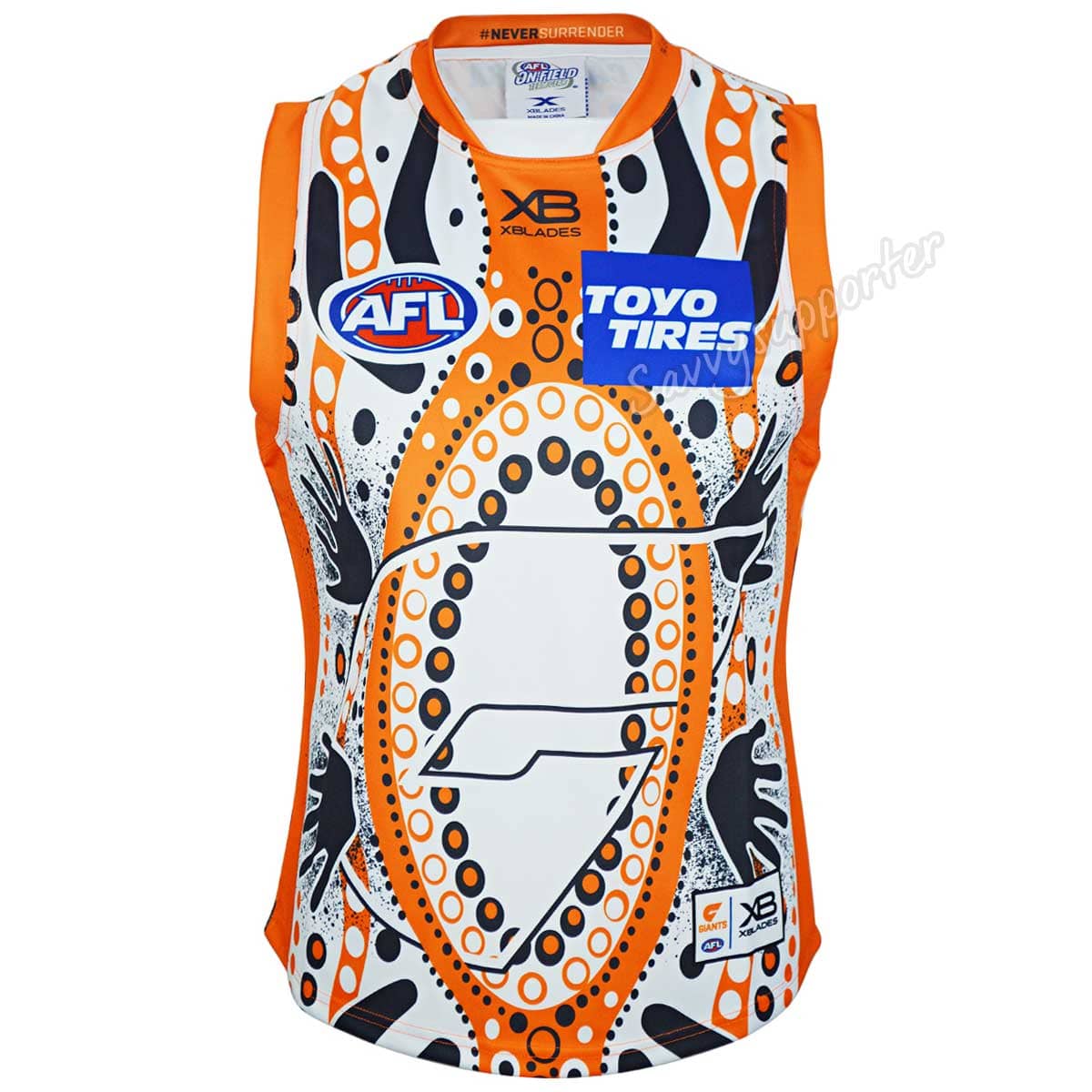 GWS Giants Mens AFL Indigenous Guernsey