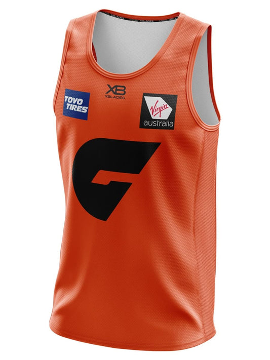 GWS Giants 2020 AFL Mens Orange Muscle Tee