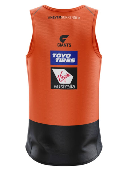 GWS Giants 2020 AFL Mens Orange Muscle Tee