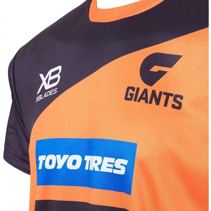 GWS Giants AFL Mens Orange Training Shirt