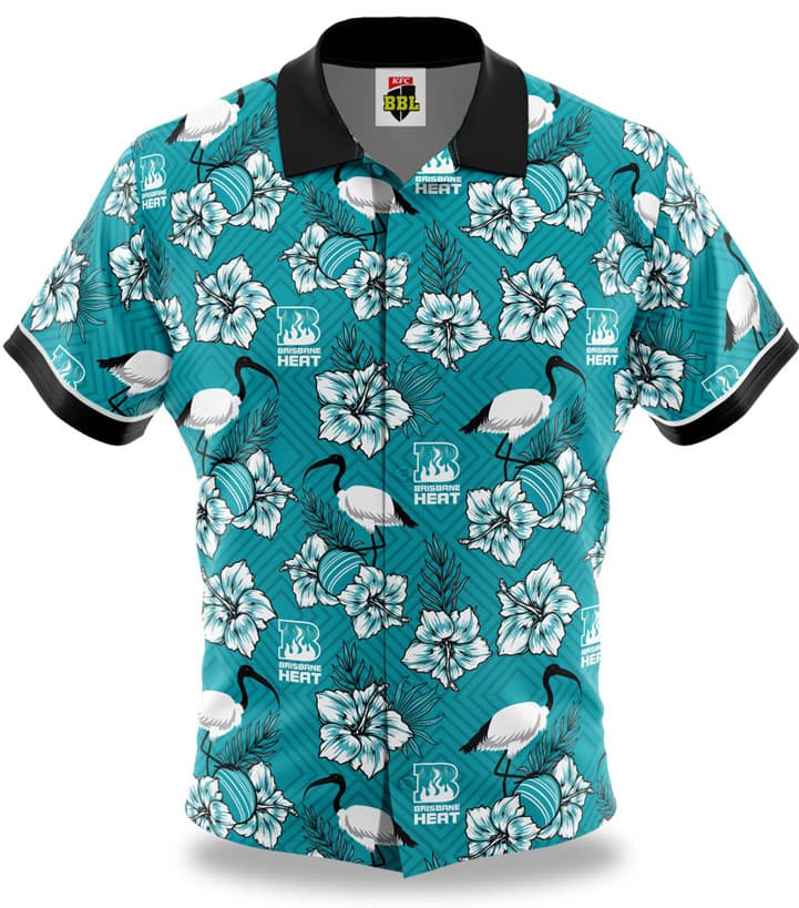 Brisbane Heat Mens Hawaiian Shirt