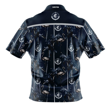 Carlton Blues AFL Mens Hawaiian Shirt