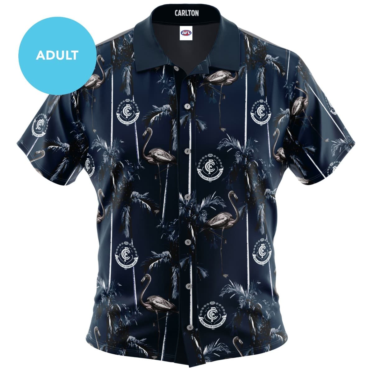 Carlton Blues AFL Mens Hawaiian Shirt
