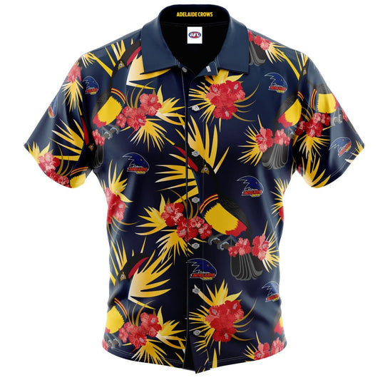 Adelaide Crows Mens AFL Hawaiian Shirt