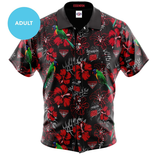 Essendon Bombers AFL Mens Hawaiian Shirt