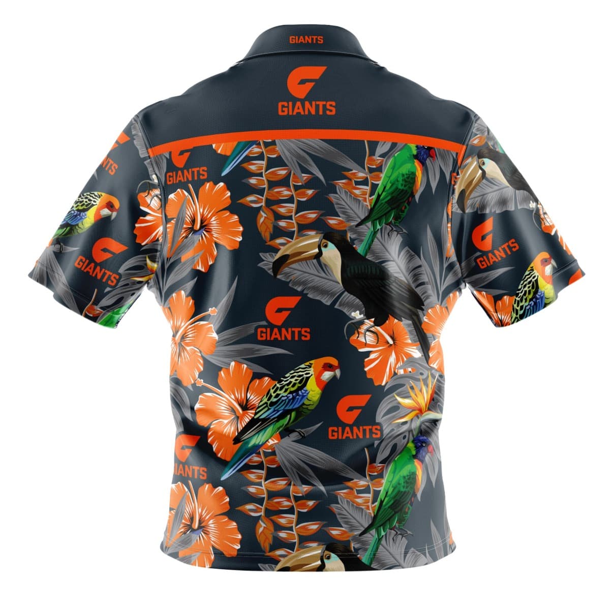 GWS Giants Mens AFL Hawaiian Shirt