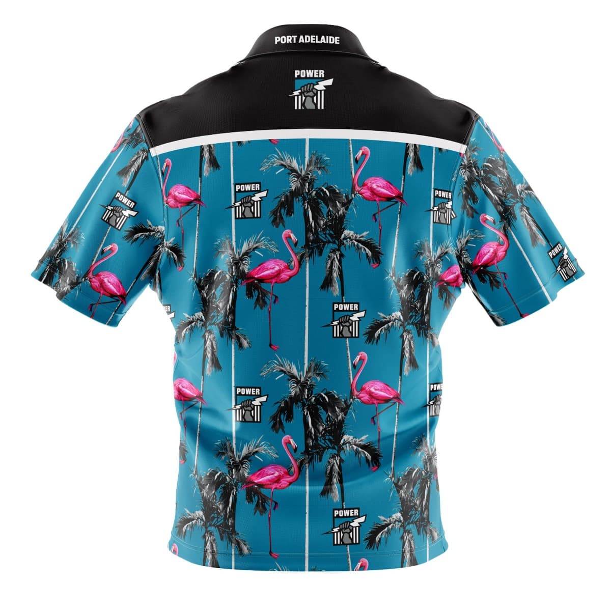 Port Adelaide Power Mens AFL Hawaiian Shirt