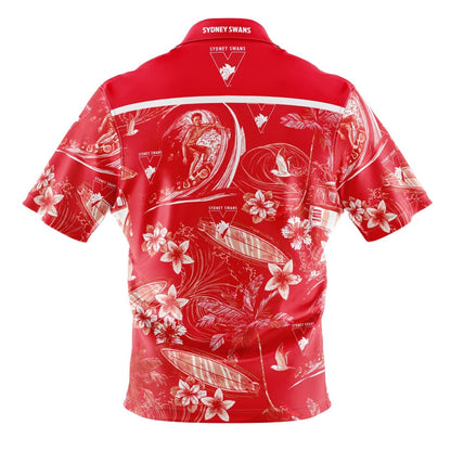 Sydney Swans AFL Mens Hawaiian Shirt