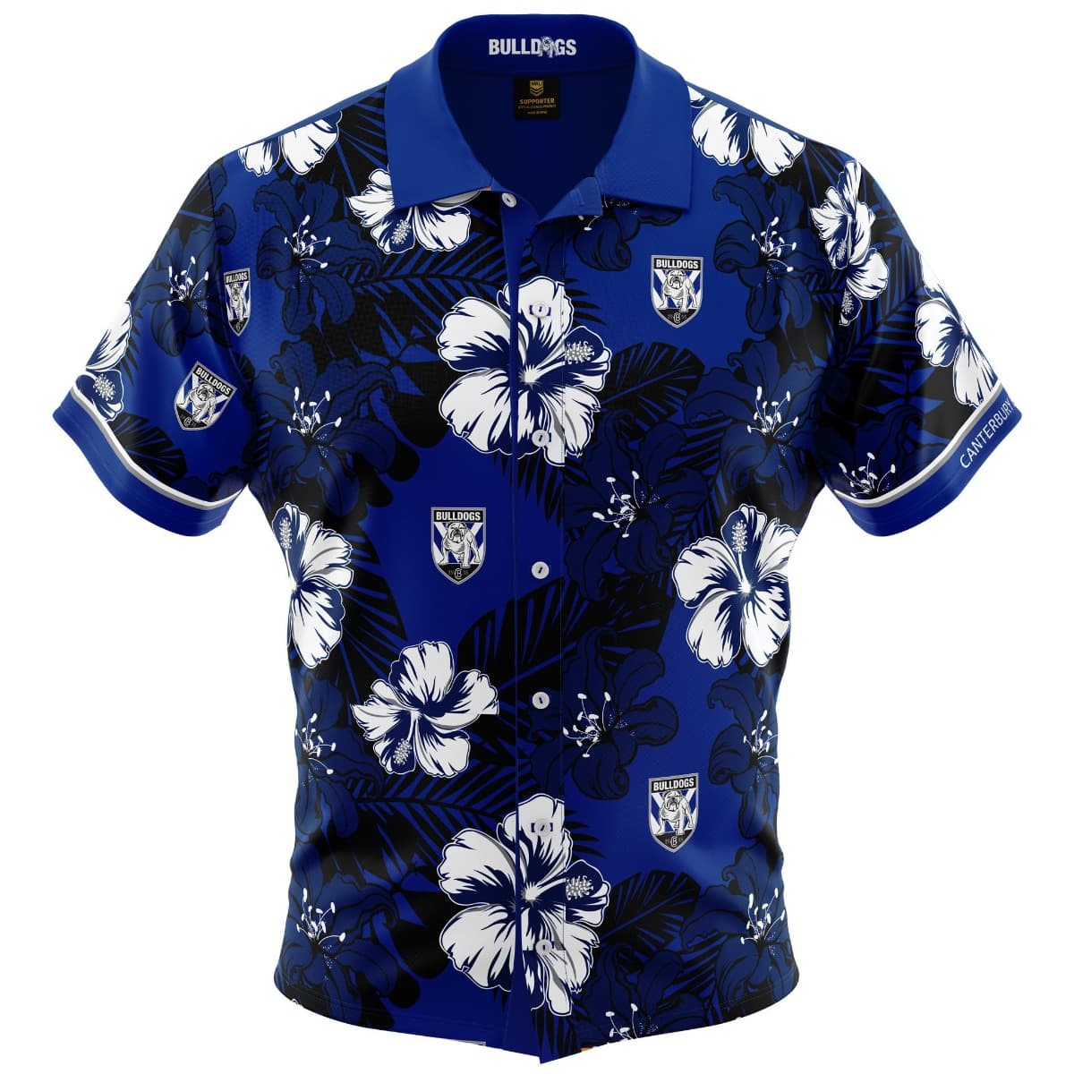 Canterbury Bulldogs NRL Mens Hawaiian Shirt