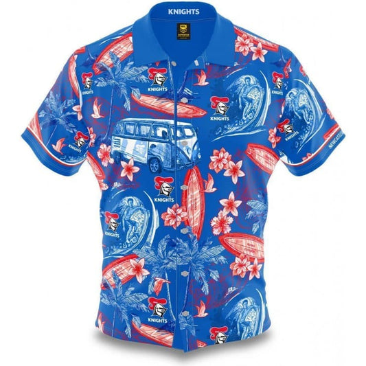Newcastle Knights Mens NRL Hawaiian Shirt